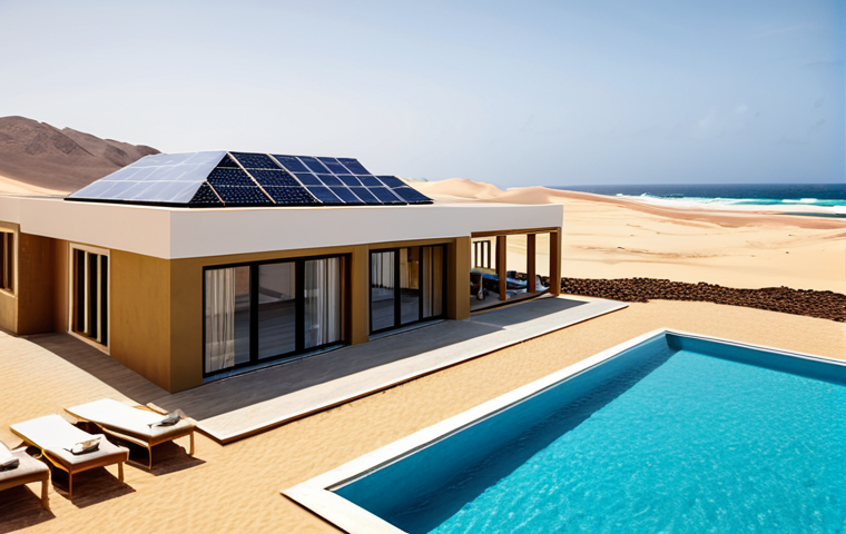 카보베르데 주택 구매 방법 - **
A vibrant aerial view of Santa Maria, Sal Island, Cape Verde. Showcases colorful buildings, prist...