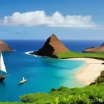 카보베르데 독립운동 역사 - **Prompt 1: The Arrival of Colonizers in Serene Cape Verde**
    "A picturesque 15th-century Cape Ve...