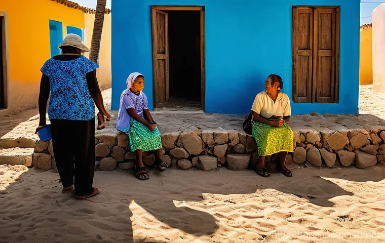 카보베르데 긴급 상황 대처법 - **Prompt:** A diverse family, consisting of two adults and a teenager (all wearing modest, everyday ... 카보베르데 긴급 상황 대처법 - **Prompt:** A diverse family, consisting of two adults and a teenager (all wearing modest, everyday ...